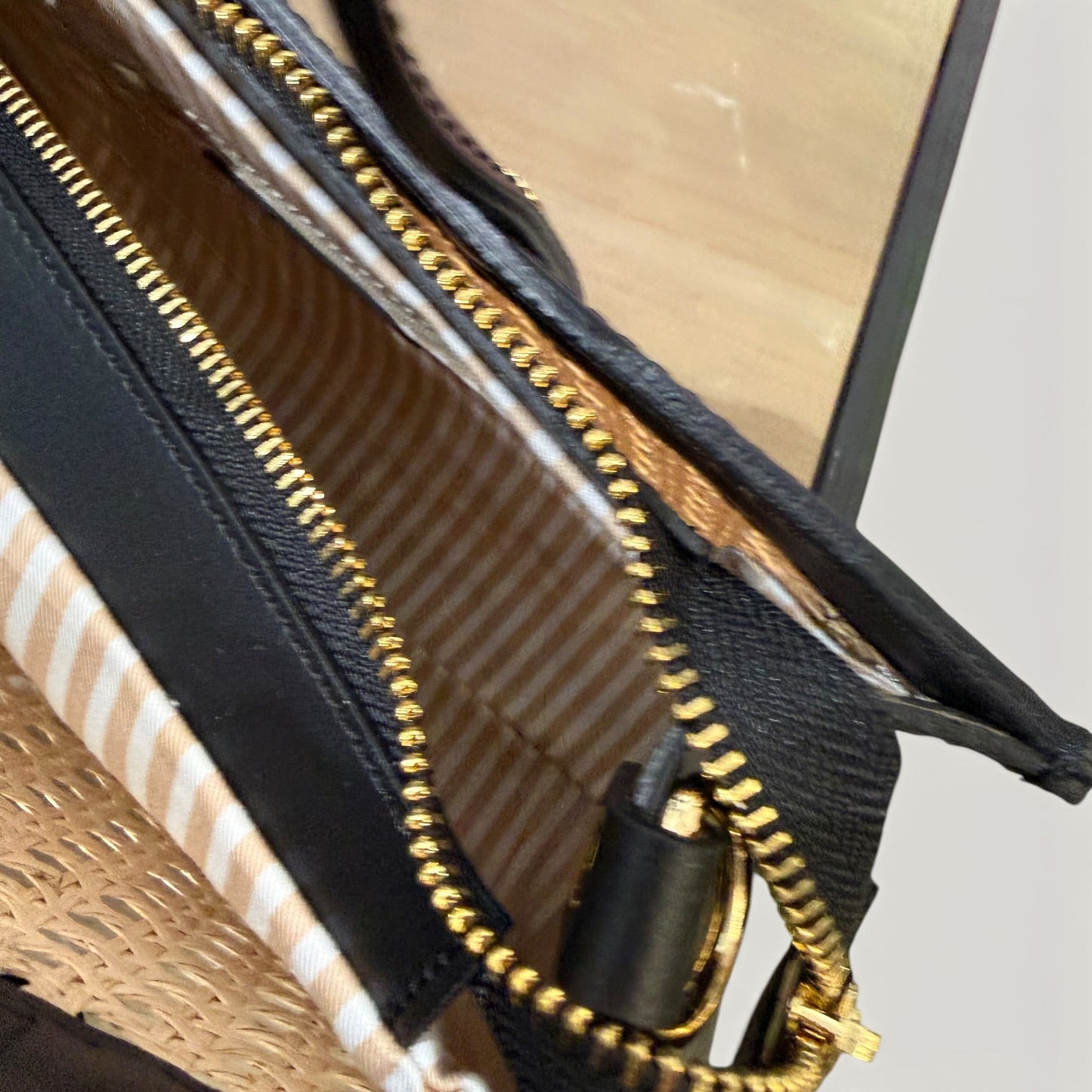 Ibiza | Mini Tote de Rattan Negro