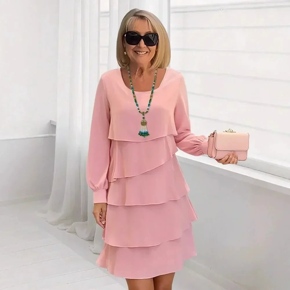 Ariadna | Vestido Vaporoso con Volantes