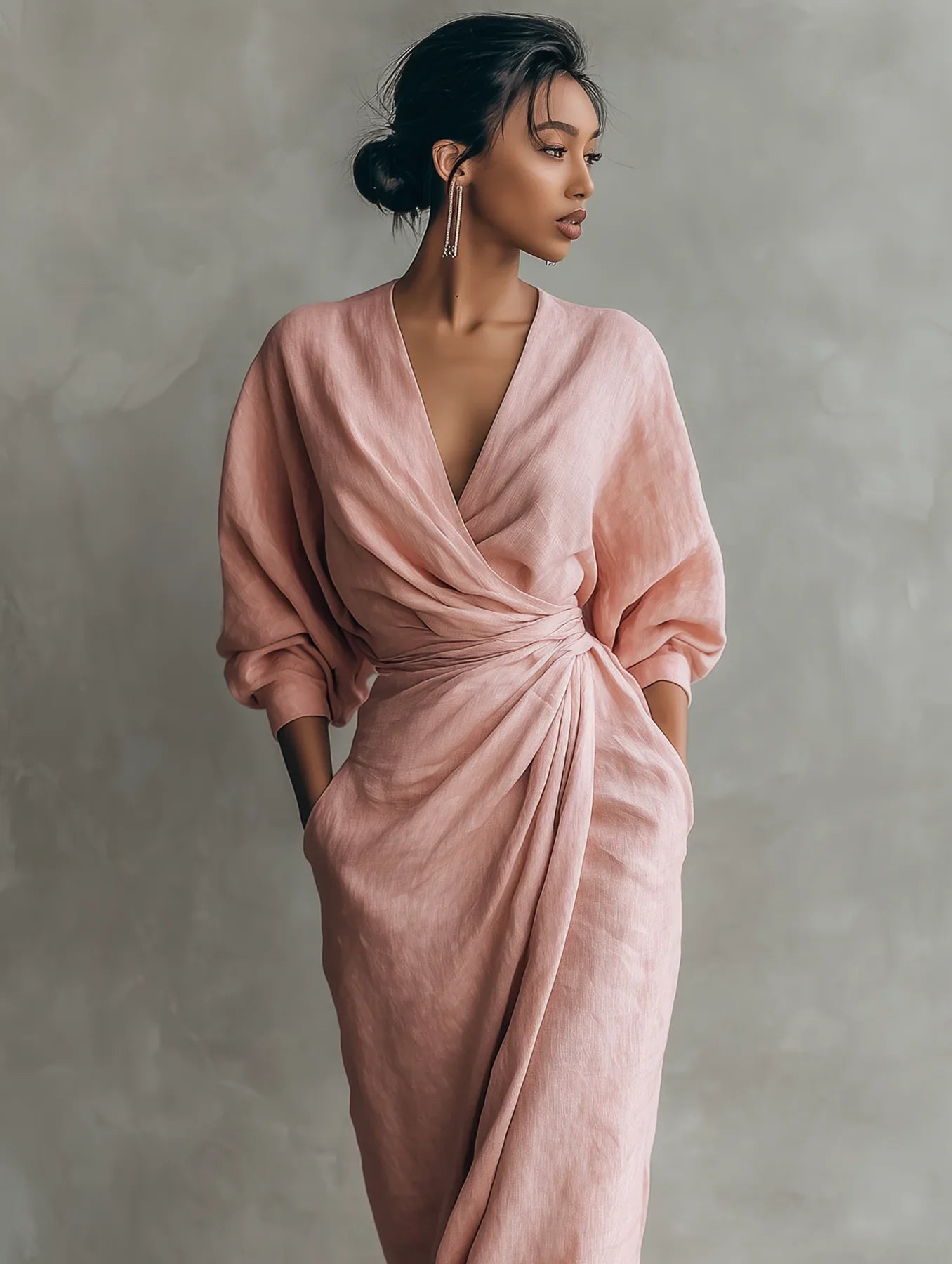 Lorena | Vestido Maxi con Escote en V