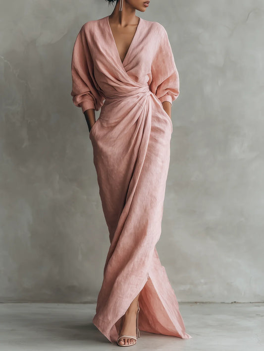 Lorena | Vestido Maxi con Escote en V