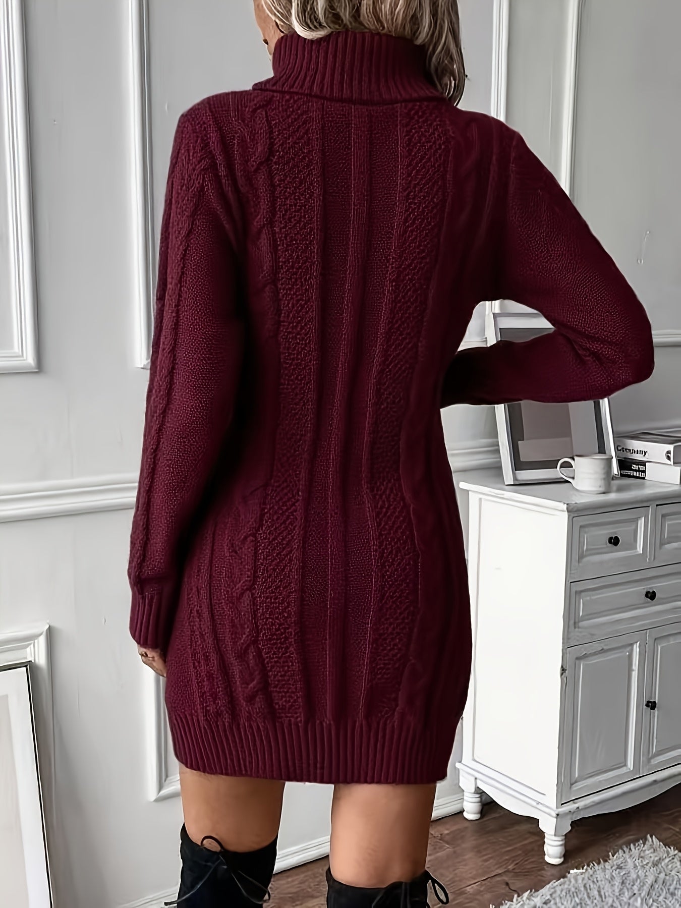 Amanda | Vestido de Punto Trenzado