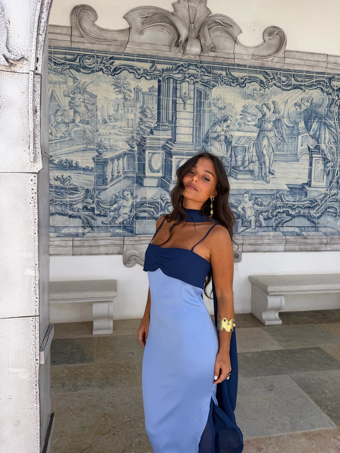 Vestido Marbella en Azul
