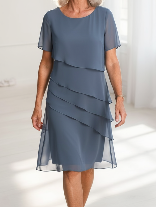 Renata | Vestido Vaporoso con Volantes