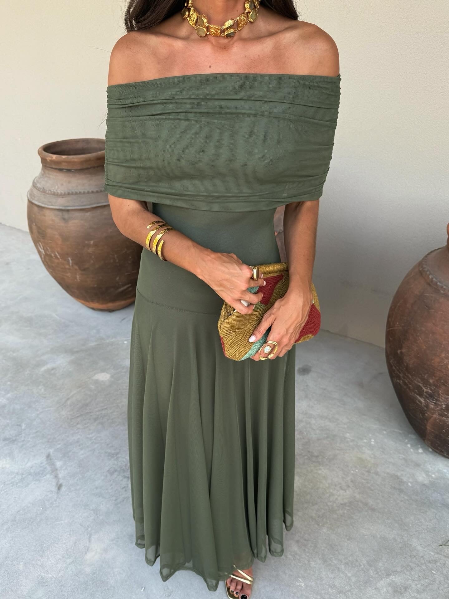 Vestido Cádiz en Terracota