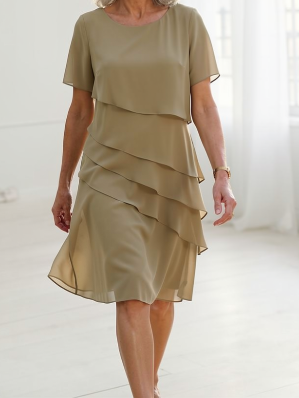 Renata | Vestido Vaporoso con Volantes