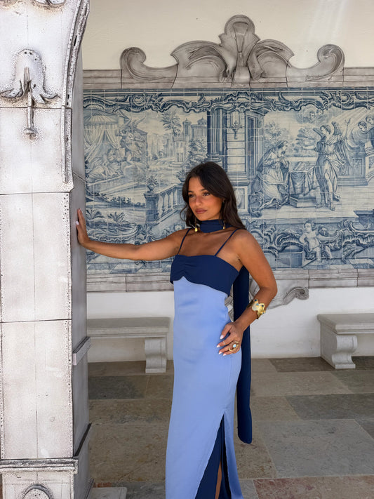 Vestido Marbella en Azul
