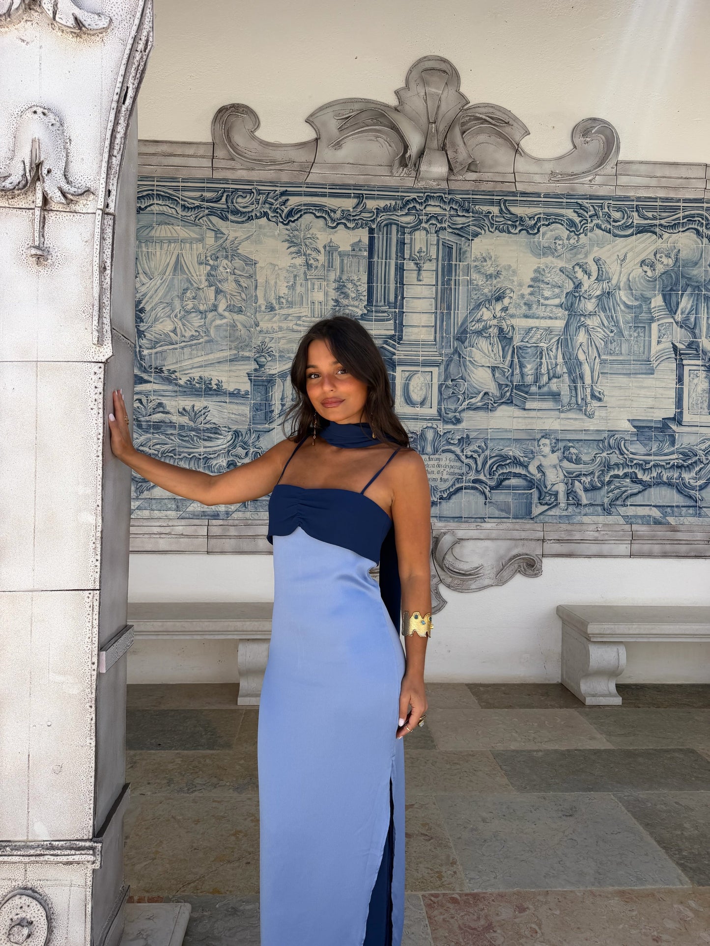 Vestido Marbella en Azul