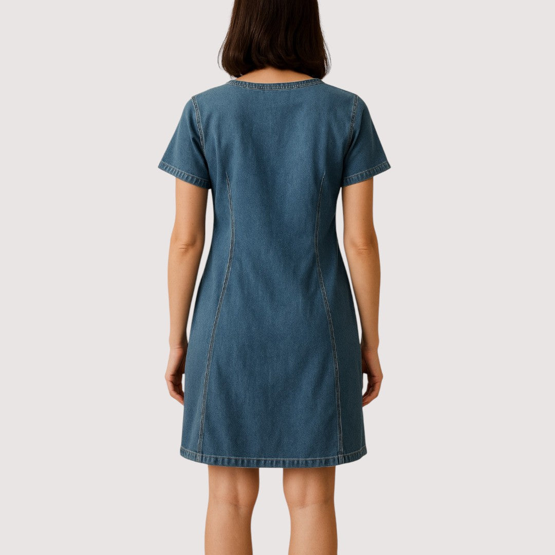Ruth | Vestido Vaquero con Escote en V