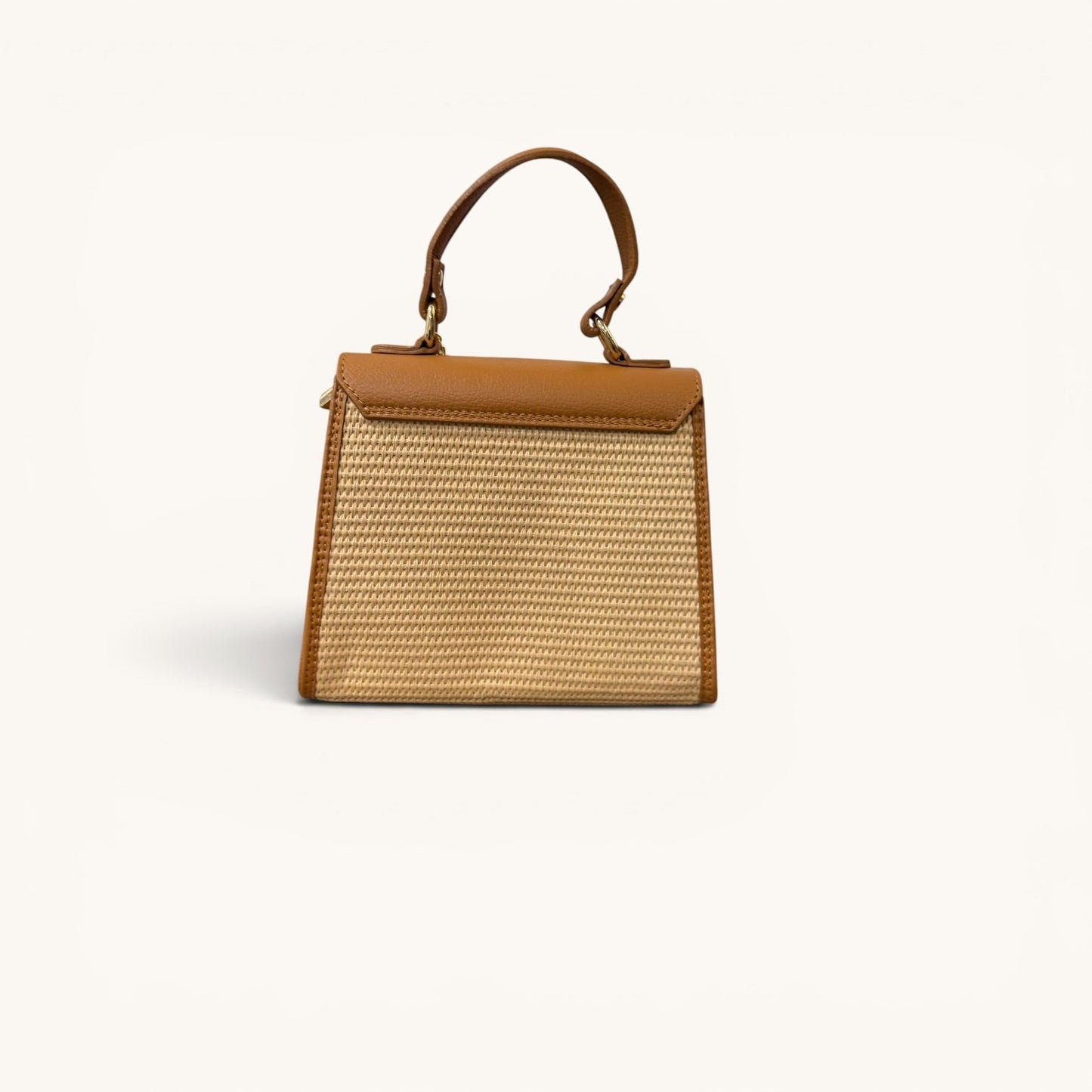 Menorca | Bolso Bandolera Rafia Camel