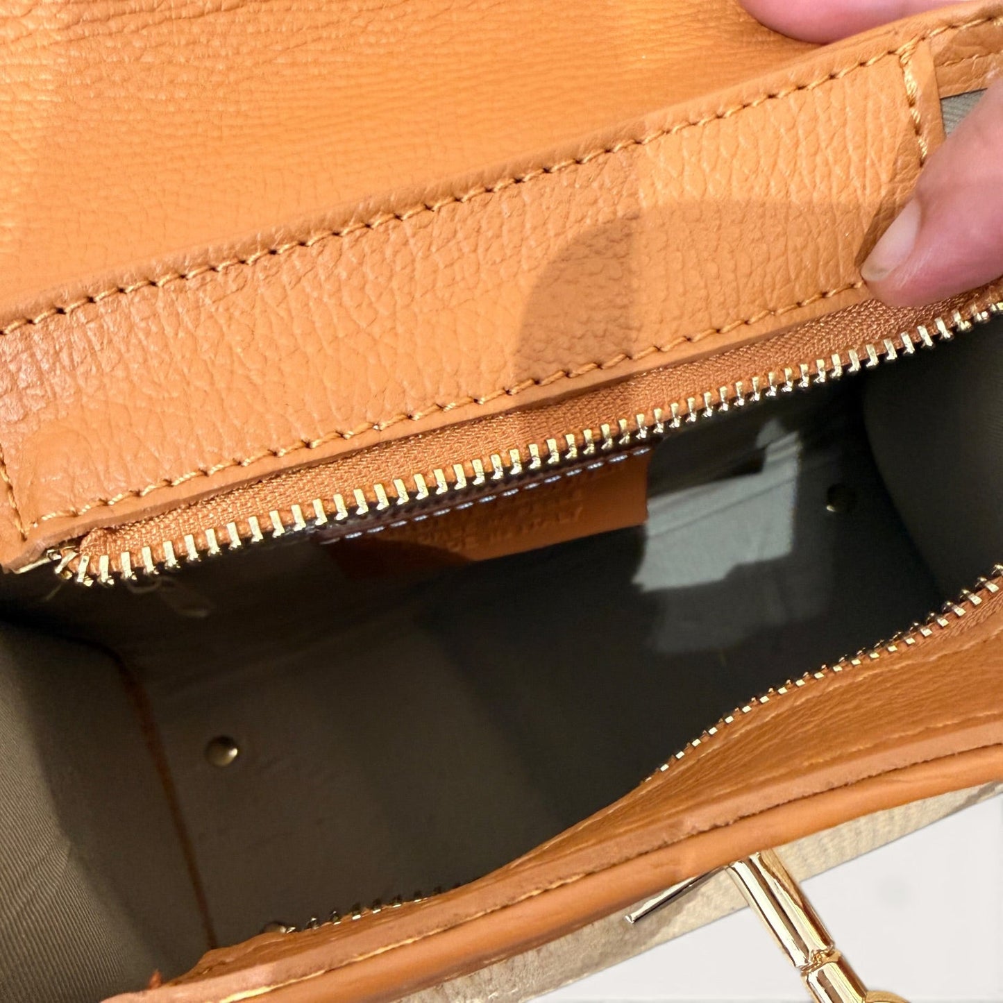 Menorca | Bolso Bandolera Rafia Camel