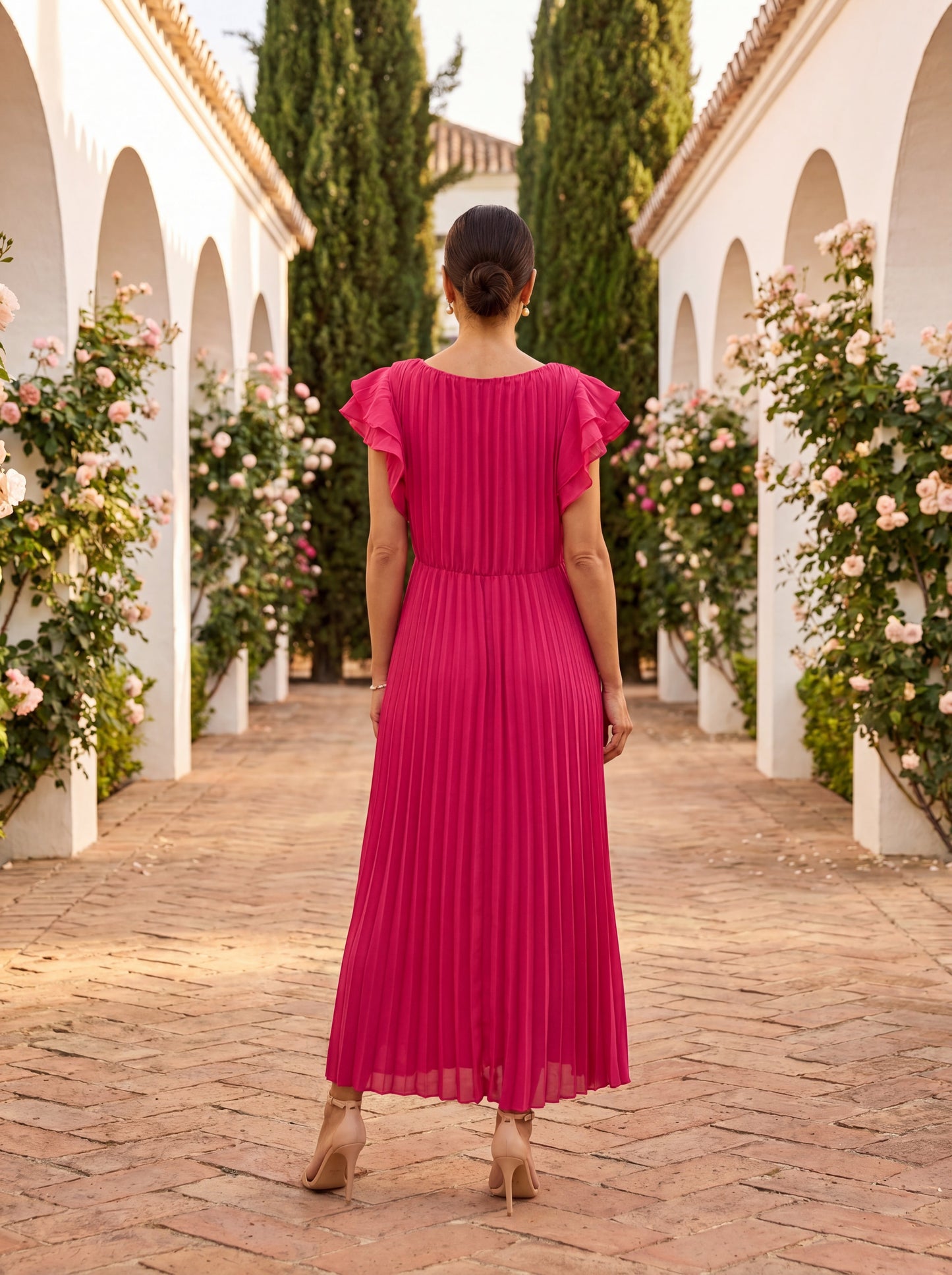 Sofia | Elegante Vestido Maxi Plisado