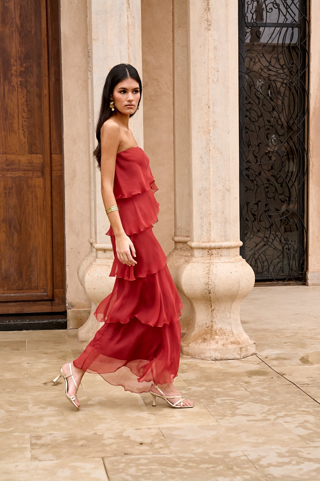 Aitana | Vestido Maxi Terracota