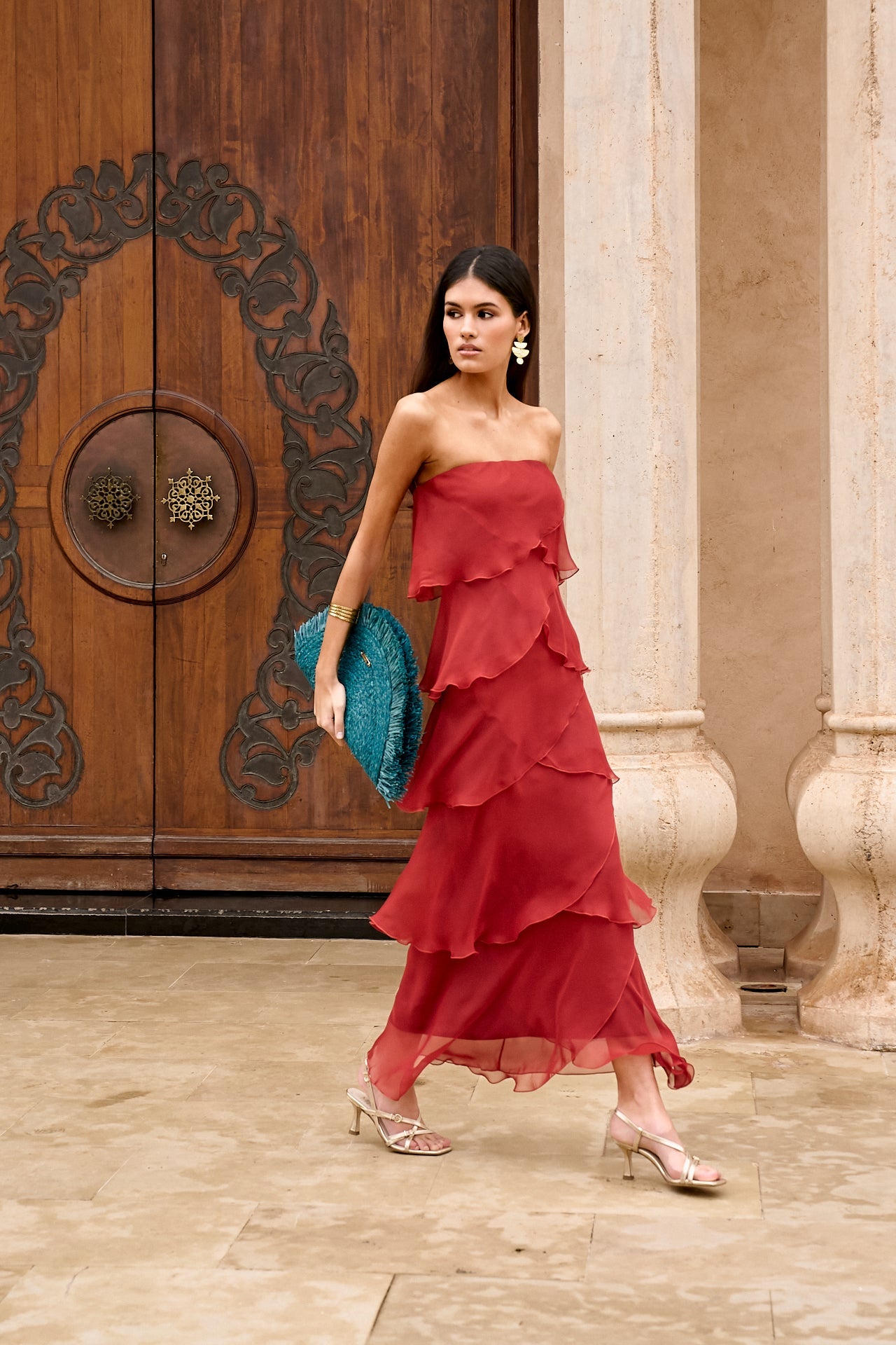 Aitana | Vestido Maxi Terracota
