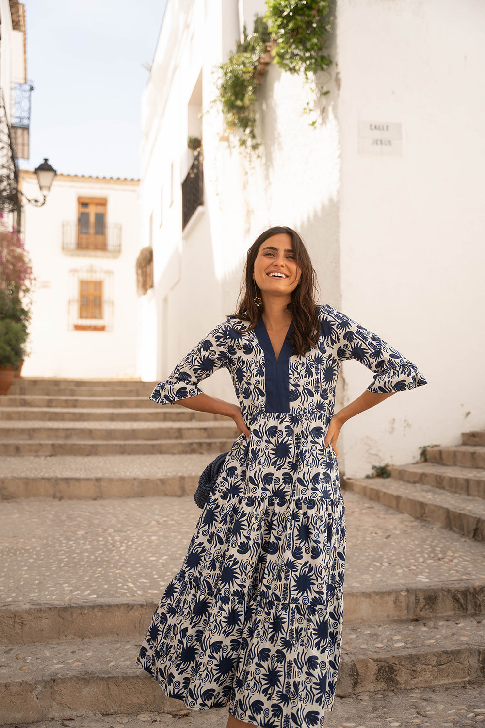 Vestido Carolina Azul