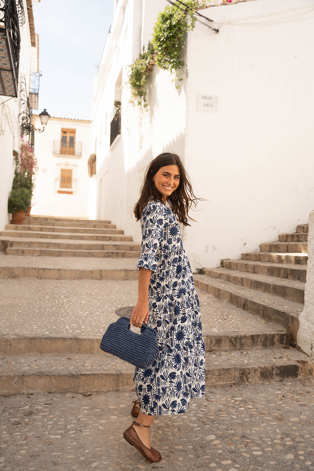 Vestido Carolina Azul
