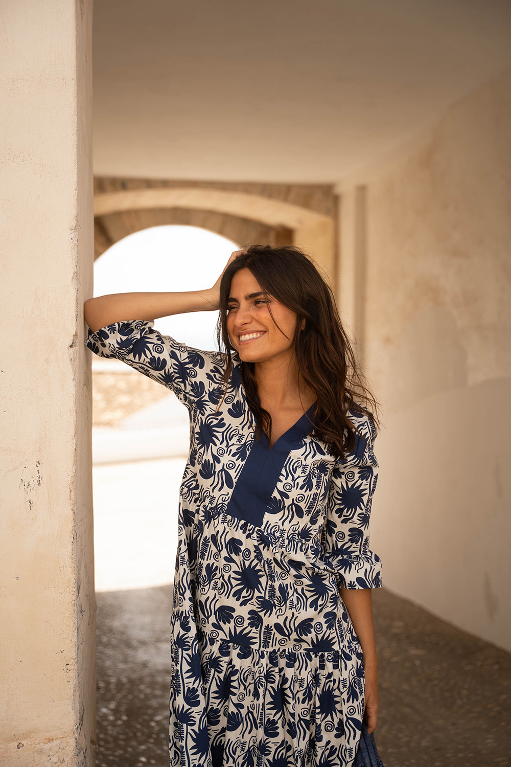 Vestido Carolina Azul