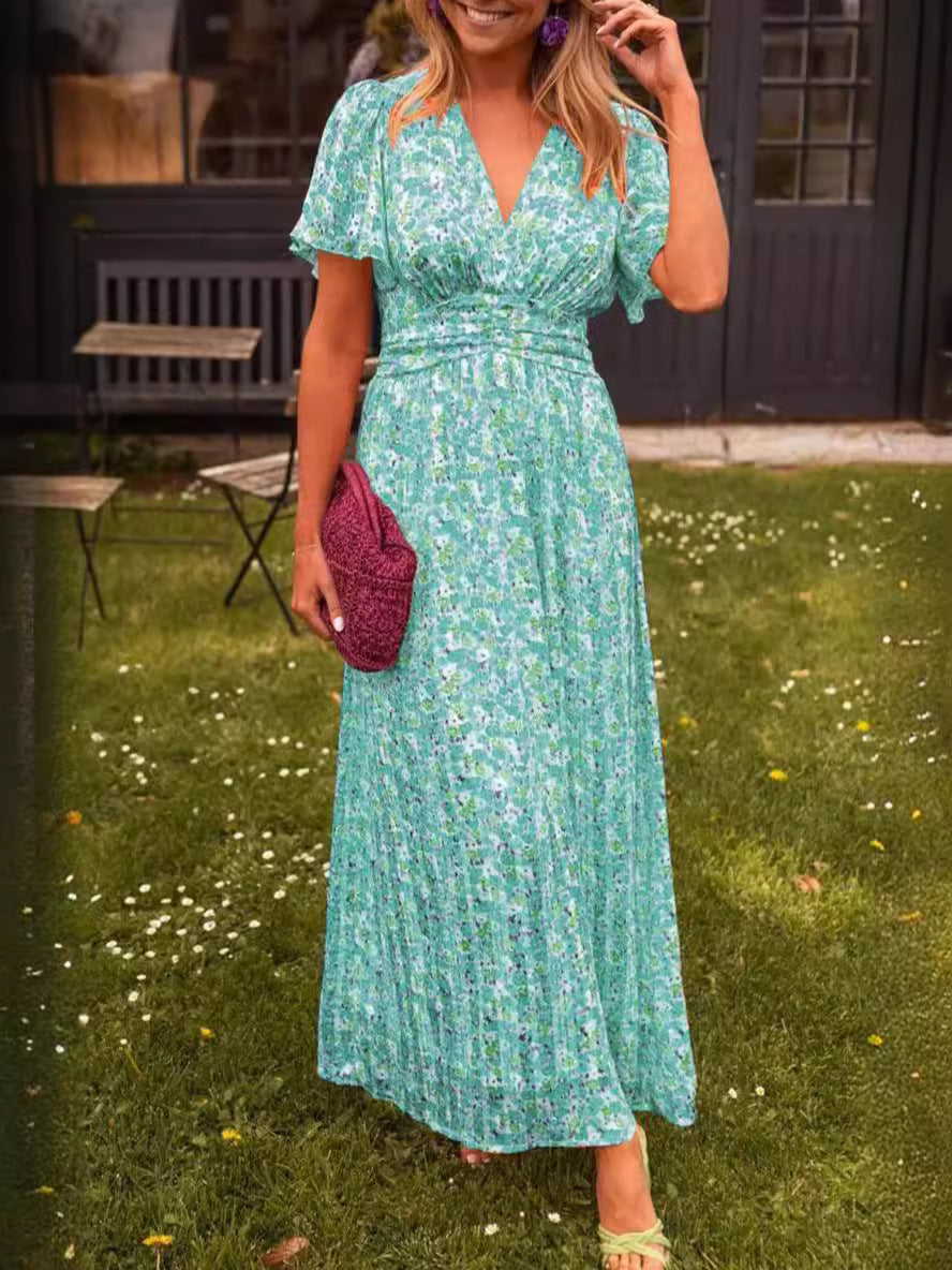 Marina | Vestido Largo Estampado Floral