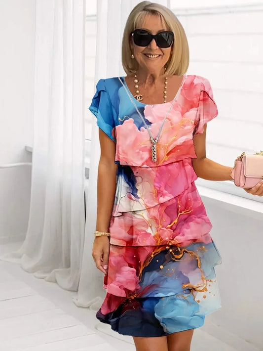 Ines | Vestido Vaporoso con Volantes