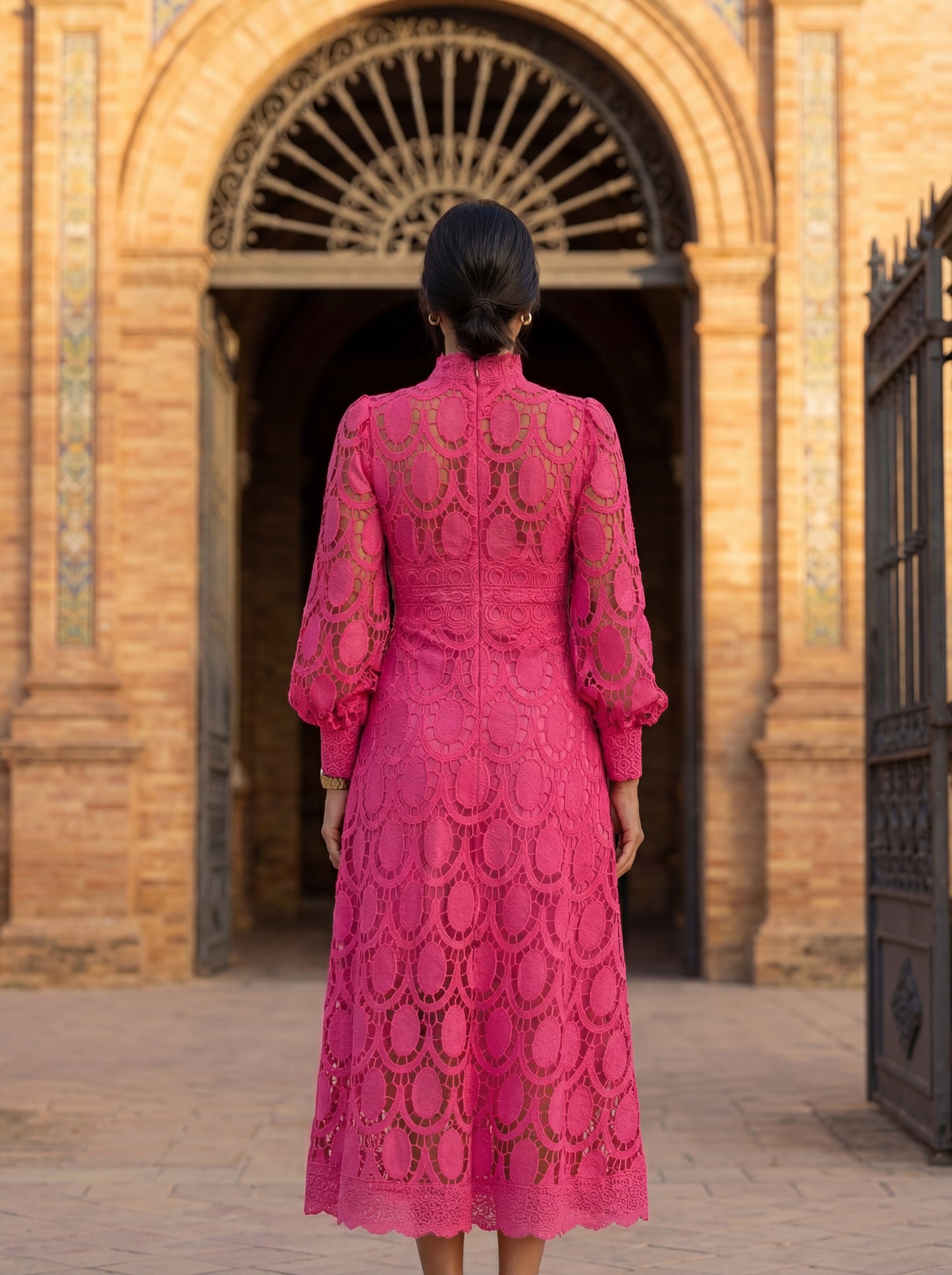 Adriana | Vestido de Encaje Primaveral