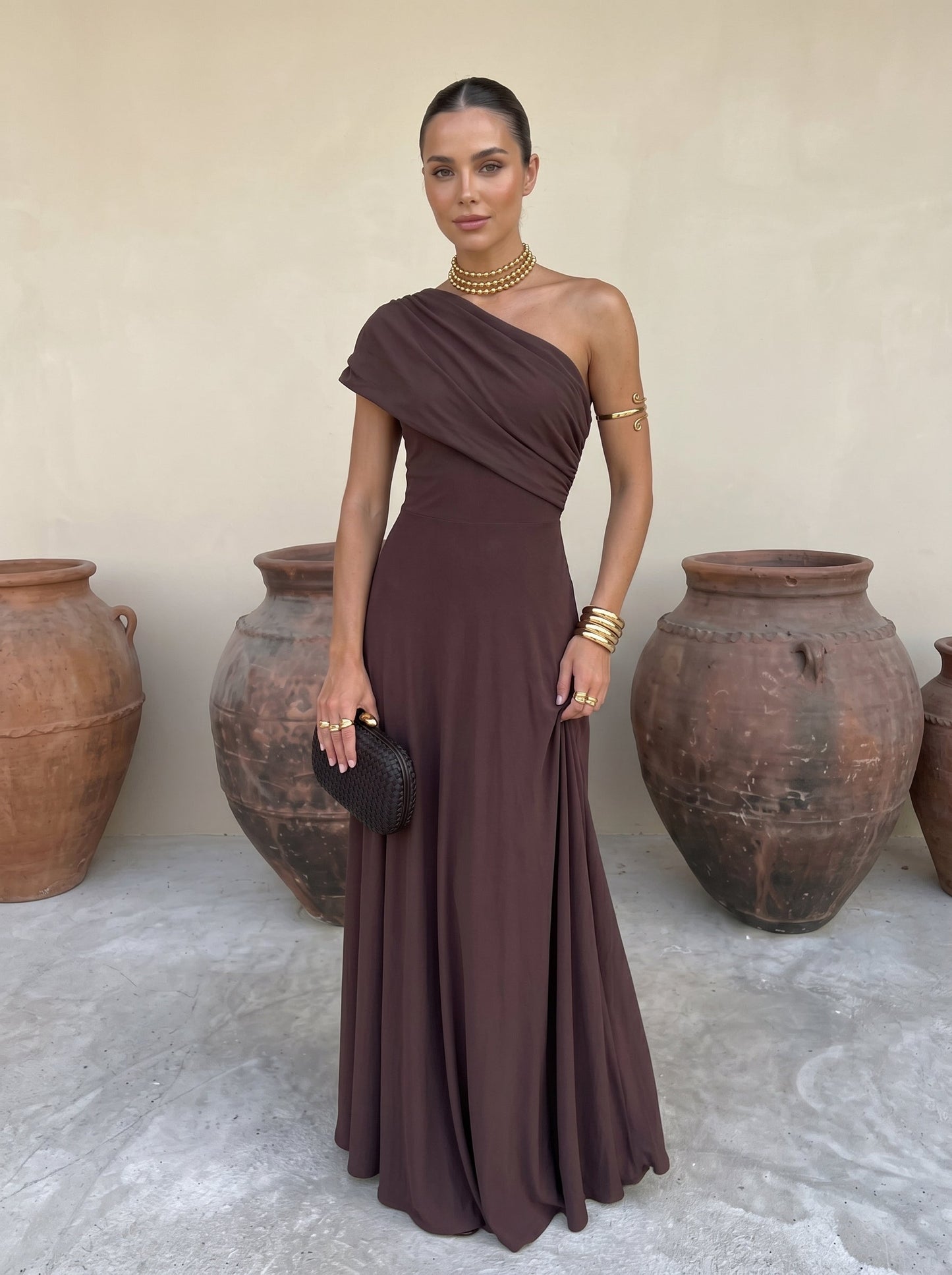 Vestido Cádiz en Terracota