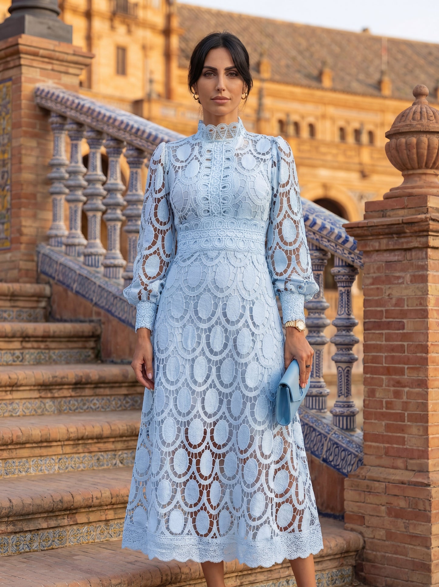 Adriana | Vestido de Encaje Primaveral