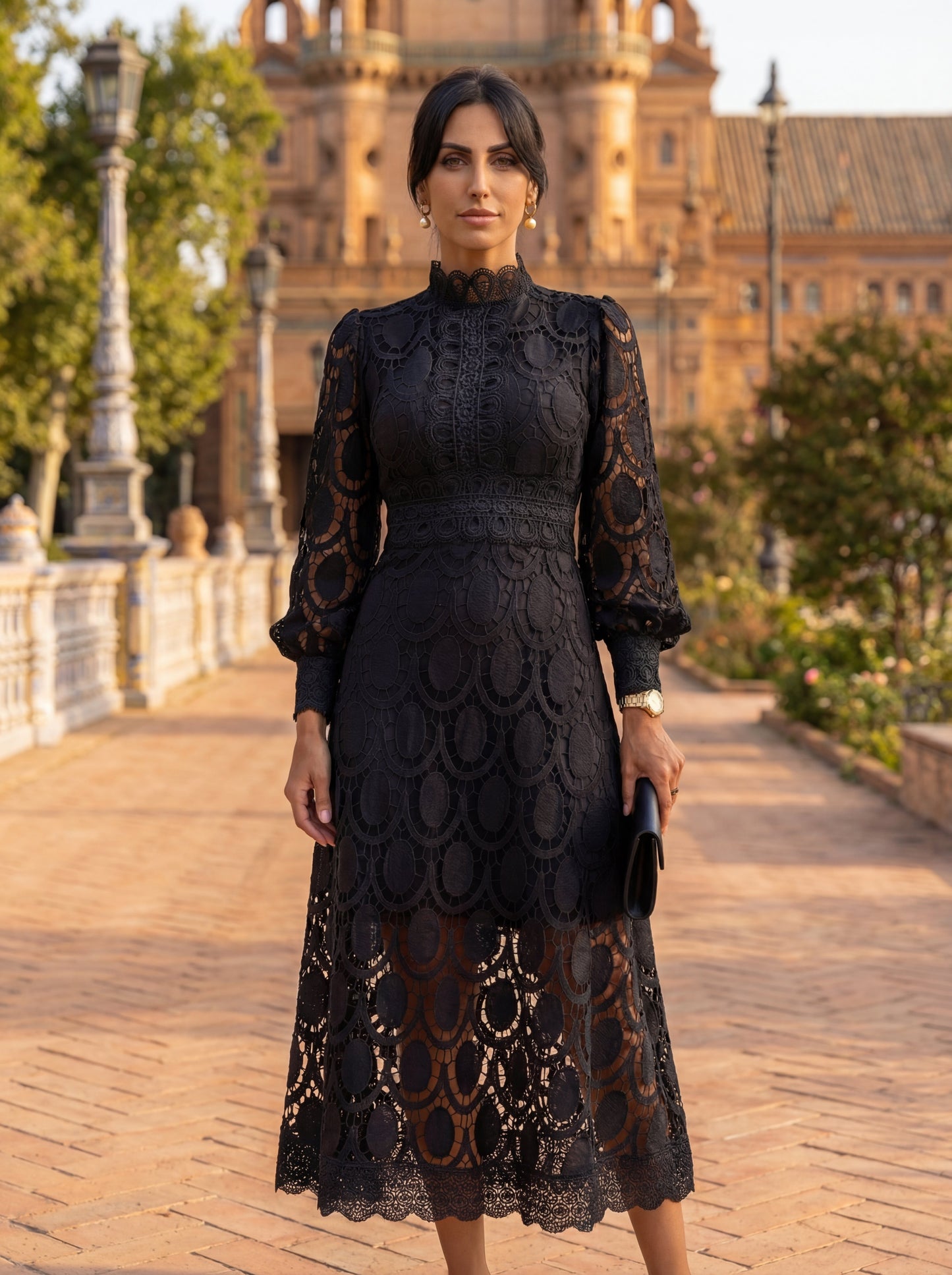 Adriana | Vestido de Encaje Primaveral