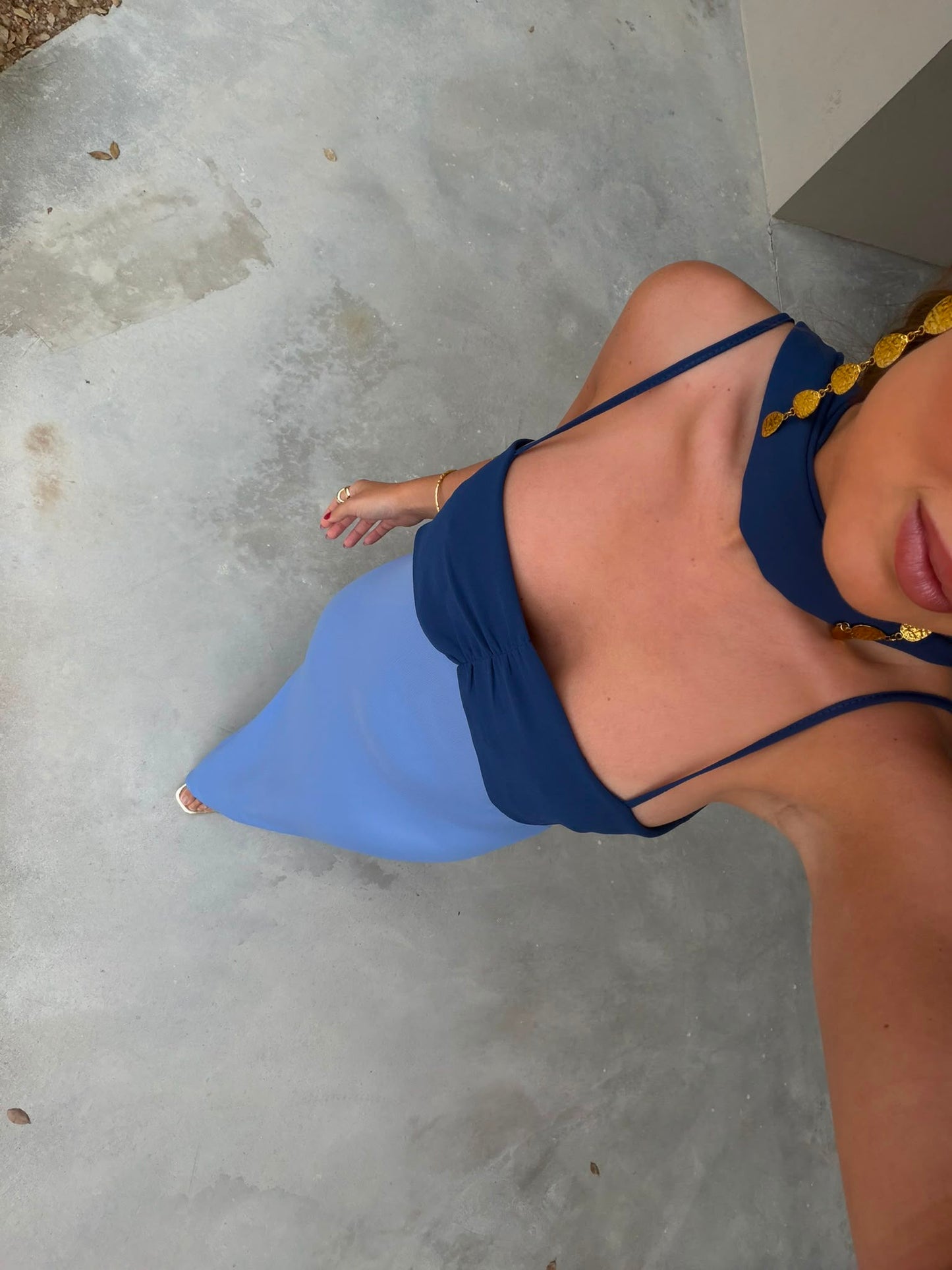 Vestido Marbella en Azul