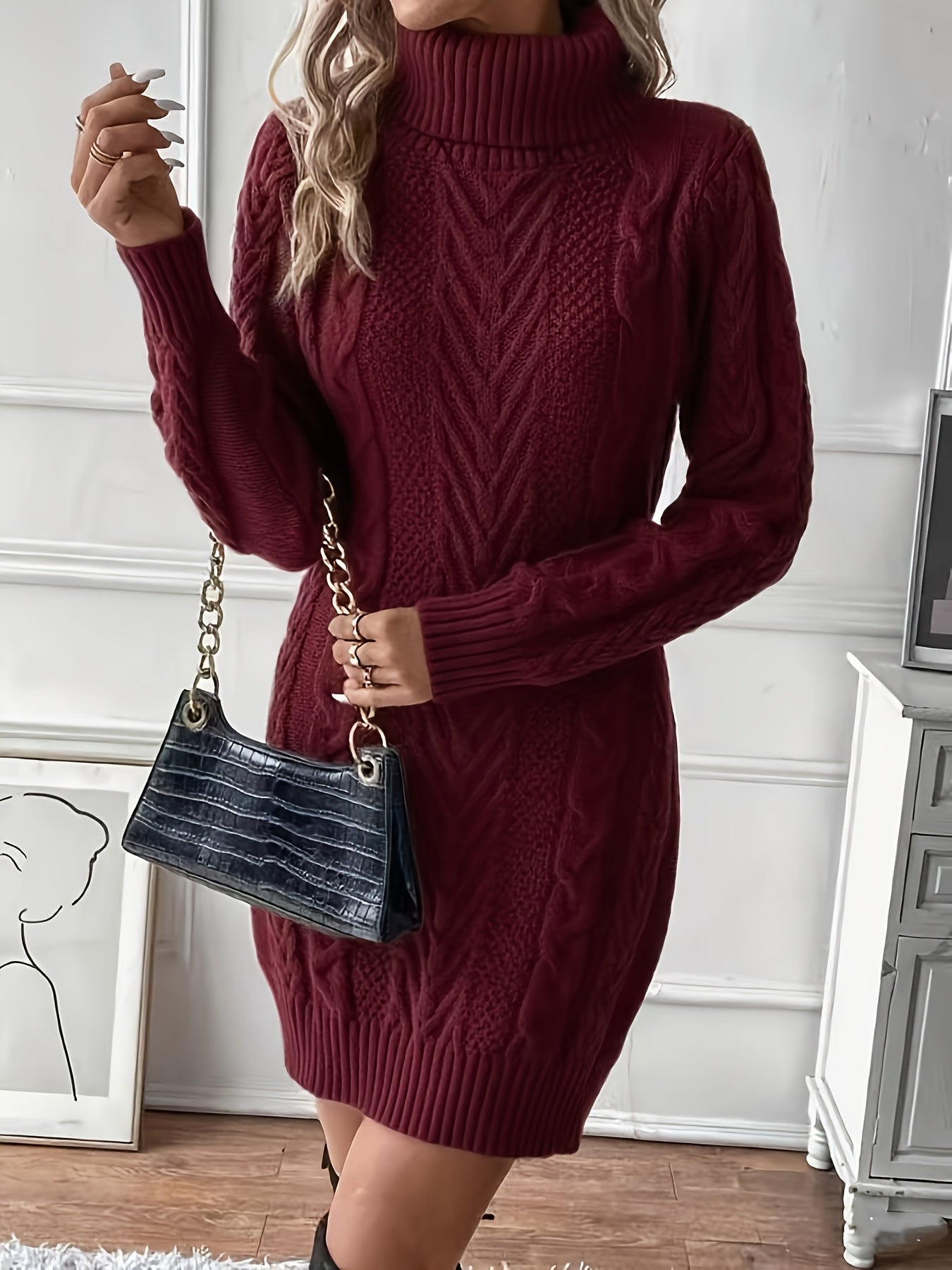 Amanda | Vestido de Punto Trenzado