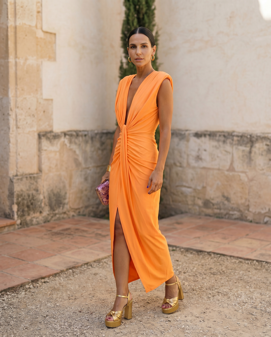 Alessia | Vestido Drapé Glamour