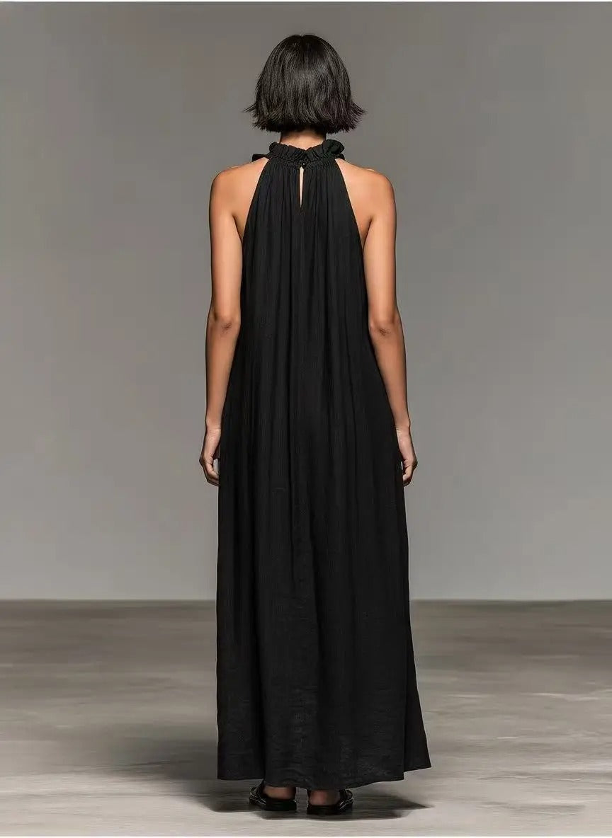Valeria | Vestido Maxi Halter Costero