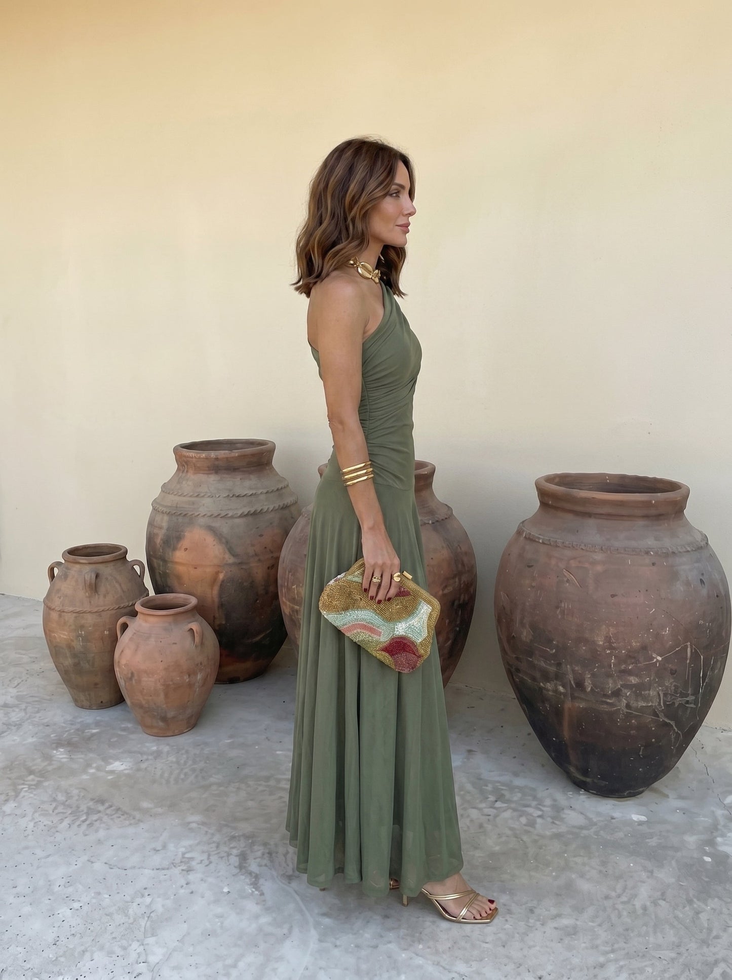 Vestido Cádiz en Terracota